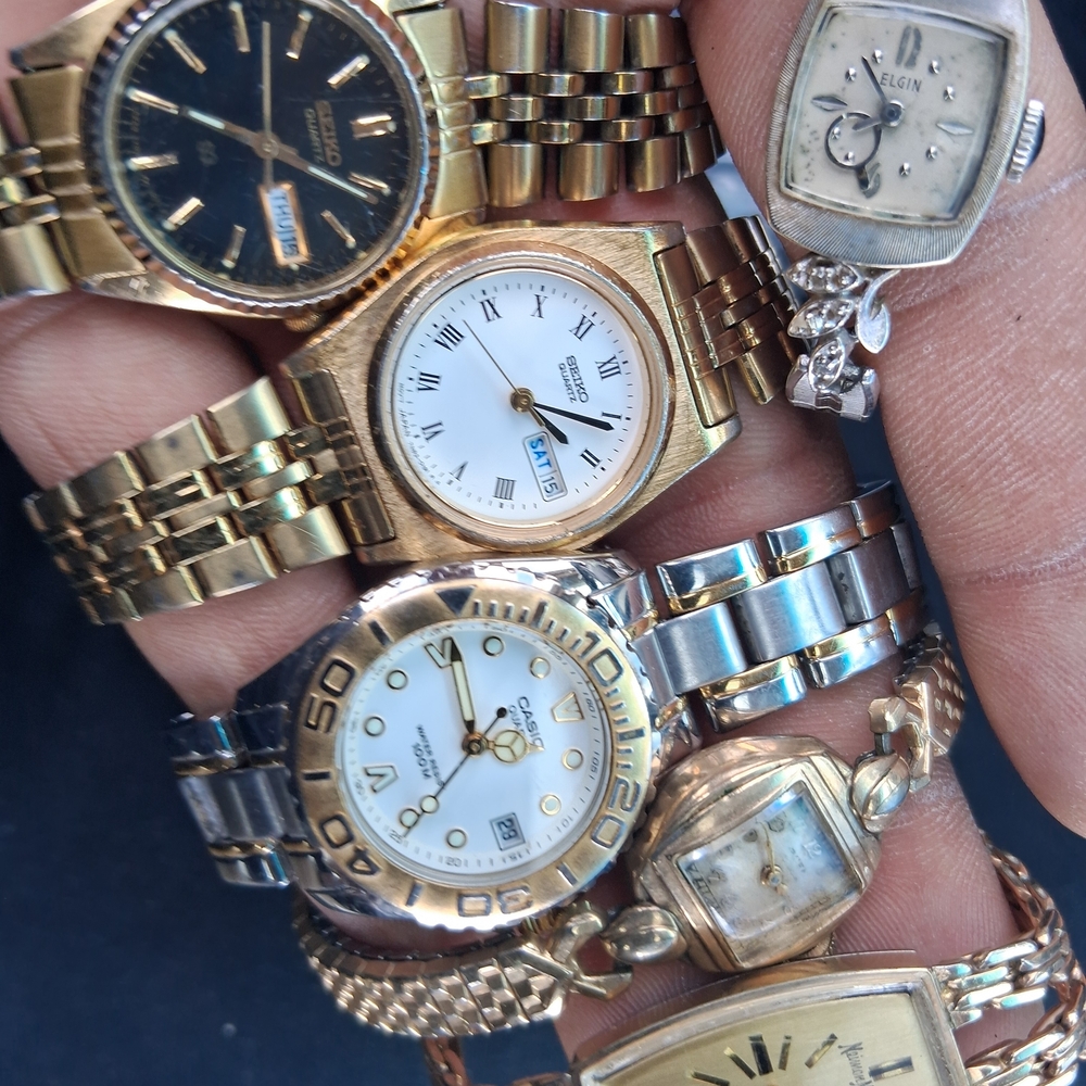 Citizen and Elgin Gold and Silver Watches